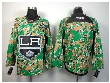 Los Angeles Kings Blank Camo Veterans Day Practice NHL Jersey