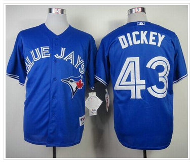 Toronto Blue Jays #43 R.A. Dickey Blue Alternate Stitched Baseball Jersey