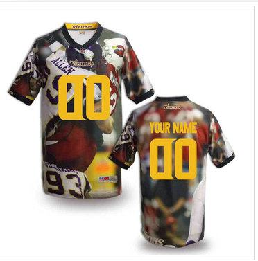 New Minnesota Vikings Customized Jersey-07