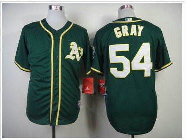 Oakland Athletics #54 Sonny Gray Green Cool Base Stitched Baseball Jersey