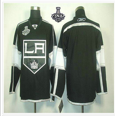 Los Angeles Kings Blank Black Home 2014 Stanley Cup Finals Stitched NHL Jersey
