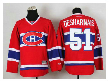 Montreal Canadiens #51 David Desharnais Red New CH Stitched NHL Jersey