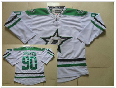 Dallas Stars #90 Jason Spezza White Stitched NHL Jersey