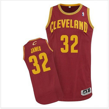 Cleveland Cavaliers Revolution 30 #32 LeBron James Red Road Stitched NBA Jersey Cleveland Cavaliers Revolution 30 #32 LeBron James Red Road Stitched NBA Jersey