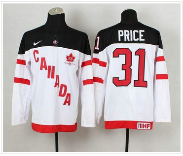 Olympic CA. #31 Carey Price White 100th Anniversary Stitched NHL Jersey Olympic CA. #31 Carey Price White 100th Anniversary Stitched NHL Jersey