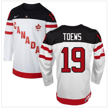 Olympic CA. #19 Jonathan Toews White 100th Anniversary Stitched NHL Jersey Olympic CA. #19 Jonathan Toews White 100th Anniversary Stitched NHL Jersey