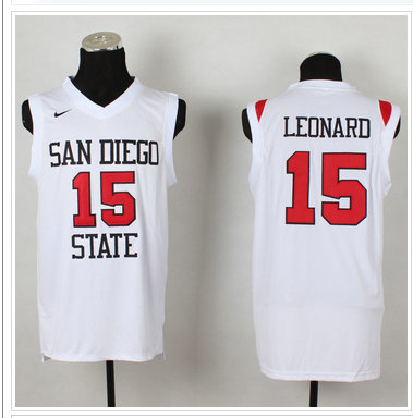 San Antonio Spurs 2 #15 LEONARD white NBA jerseys