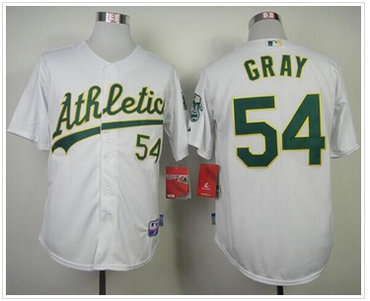 Oakland Athletics #54 Sonny Gray White Cool Base Stitched Baseball Jersey