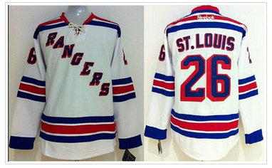 Youth NHL New York Rangers #26 Martin St.Louis White Stitched Jersey Youth NHL New York Rangers #26 Martin St.Louis White Stitched Jersey