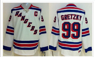 Youth NHL New York #99 Wayne Gretzky White CCM Stitched Jersey Youth NHL New York #99 Wayne Gretzky White CCM Stitched Jersey