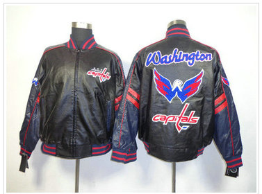 NHL Washington Capitals Leather Jacket
