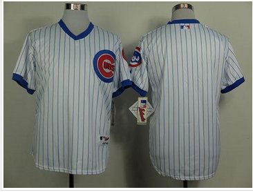 Chicago Cubs Blank White 1988 Turn Back The Clock Stitched Baseball Jersey