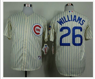 Chicago Cubs #26 Billy Williams Cream 1969 Turn Back The Clock Stitched Baseball Jersey