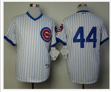Chicago Cubs #44 Anthony Rizzo White 1988 Turn Back The Clock Stitched Baseball Jersey