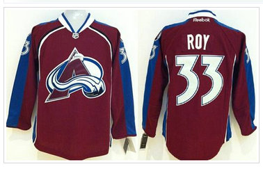 Youth NHL Colorado Avalanche #33 Patrick Roy Red Jersey