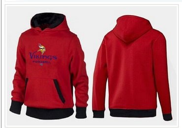 Minnesota Vikings Critical Victory Pullover Hoodie Red & Black