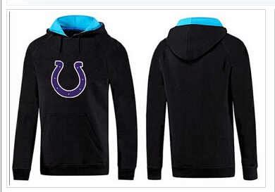 Indianapolis Colts Logo Pullover Hoodie Black & Blue