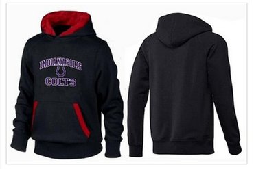 Indianapolis Colts Heart & Soul Pullover Hoodie Black & Red