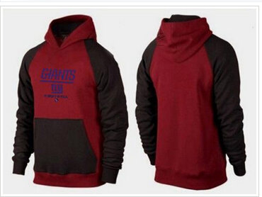 New York Giants Critical Victory Pullover Hoodie Burgundy Red & Black