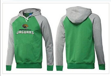 Jacksonville Jaguars Authentic Logo Pullover Hoodie Green & Grey