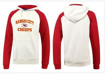Kansas City Chiefs Heart & Soul Pullover Hoodie White & Red
