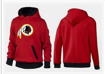 Washington Redskins Logo Pullover Hoodie Red & Black