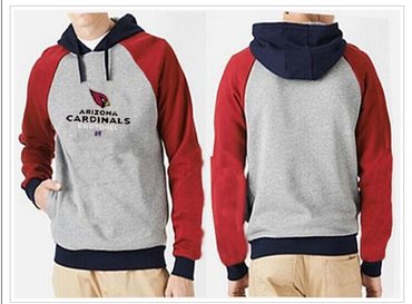 Arizona Cardinals Critical Victory Pullover Hoodie Grey Red