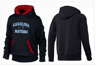 Carolina Panthers Heart & Soul Pullover Hoodie Black & Red