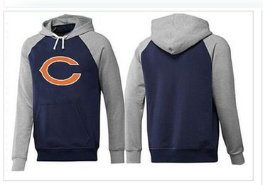 Chicago Bears Logo Pullover Hoodie Dark Blue & Grey Chicago Bears Logo Pullover Hoodie Dark Blue & Grey