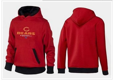 Chicago Bears Critical Victory Pullover Hoodie Red & Black