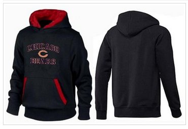 Chicago Bears Heart & Soul Pullover Hoodie Black & Red Chicago Bears Heart & Soul Pullover Hoodie Black & Red