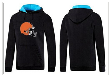 Cleveland Browns Logo Pullover Hoodie Black & Blue