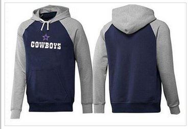 Dallas Cowboys Authentic Logo Pullover Hoodie Dark Blue & Grey Dallas Cowboys Authentic Logo Pullover Hoodie Dark Blue & Grey
