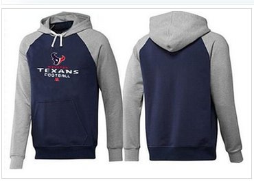 Houston Texans Critical Victory Pullover Hoodie Dark Blue & Grey