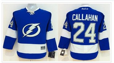 Women's Tampa Bay Lightning #24 Ryan Callahan Blue Home NHL Jersey