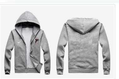 New Atlanta Falcons Authentic Logo Hoodie Grey