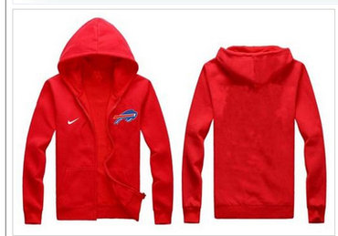 New Buffalo Bills Authentic Logo Hoodie Red
