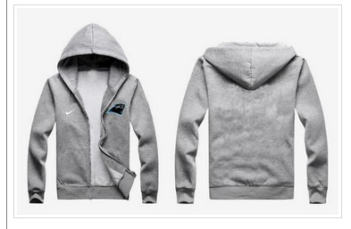 New Carolina Panthers Authentic Logo Hoodie Grey New Carolina Panthers Authentic Logo Hoodie Grey