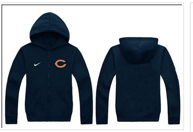 New Chicago Bears Authentic Logo Hoodie Navy Blue