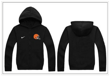 New Cleveland Browns Authentic Logo Hoodie Black
