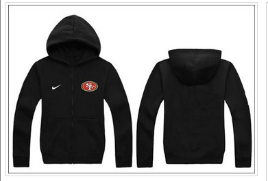 New San Francisco 49ers Authentic Logo Hoodie Black