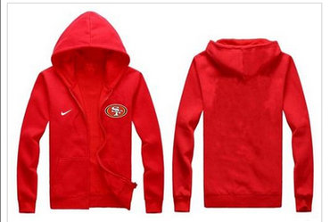 New San Francisco 49ers Authentic Logo Hoodie Red