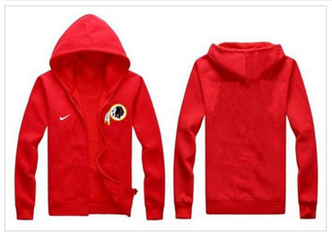 New Washington Redskins Authentic Logo Hoodie Red