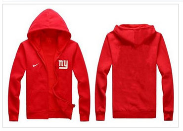 New New York Giants Authentic Logo Hoodie Red