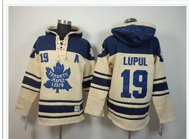 Toronto Maple Leafs #19 Joffrey Lupul Cream Sawyer Hooded Sweatshirt Stitched NHL Jersey Toronto Maple Leafs #19 Joffrey Lupul Cream Sawyer Hooded Sweatshirt Stitched NHL Jersey