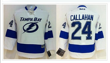 Women's Tampa Bay Lightning #24 Ryan Callahan White Road NHL Jersey Women's Tampa Bay Lightning #24 Ryan Callahan White Road NHL Jersey