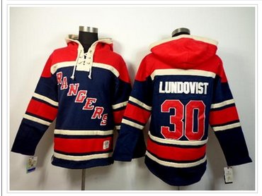 New York Rangers #30 Henrik Lundqvist Navy Blue Sawyer Hooded Sweatshirt Stitched NHL Jersey New York Rangers #30 Henrik Lundqvist Navy Blue Sawyer Hooded Sweatshirt Stitched NHL Jersey