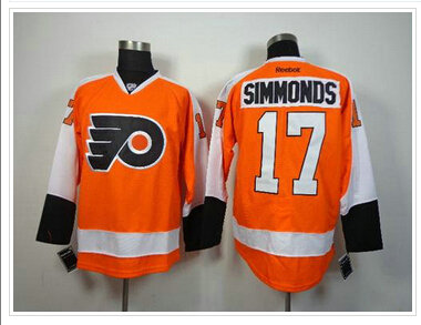 Philadelphia Flyers #17 Wayne Simmonds Orange Hockey Jersey