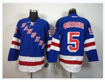 New York Rangers #5 Daniel Girardi Blue Home NHL Jersey New York Rangers #5 Daniel Girardi Blue Home NHL Jersey