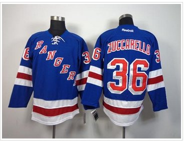 New York Rangers #36 Mats Zuccarello Blue Home NHL Jersey New York Rangers #36 Mats Zuccarello Blue Home NHL Jersey